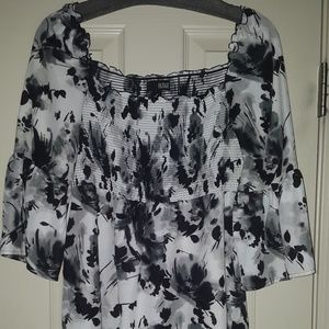 A.N.A. Blouse with Bell Sleeves